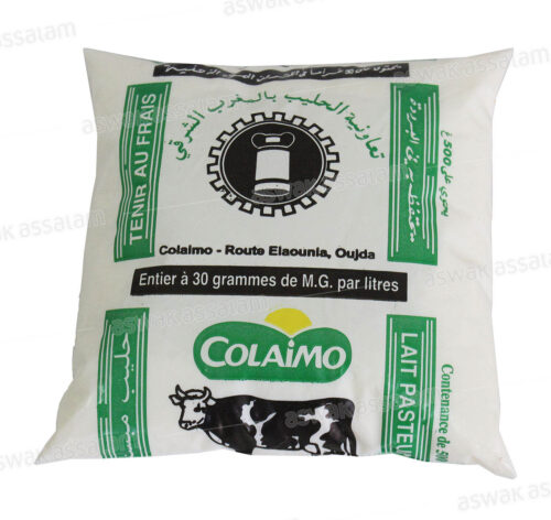 LAIT PASTEURISE HOMOGENEISE 500ML COLAIMO