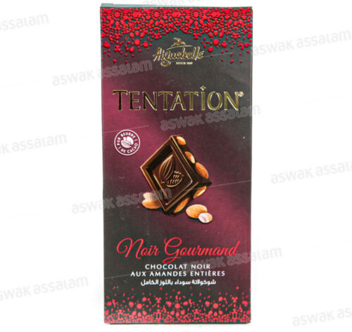 CHOCOLAT NOIR GOURMAND AMANDE 150G TENTATION