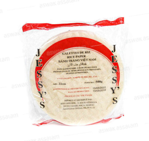 GALETTES DE RIZ 22CM 500G JESSY’S