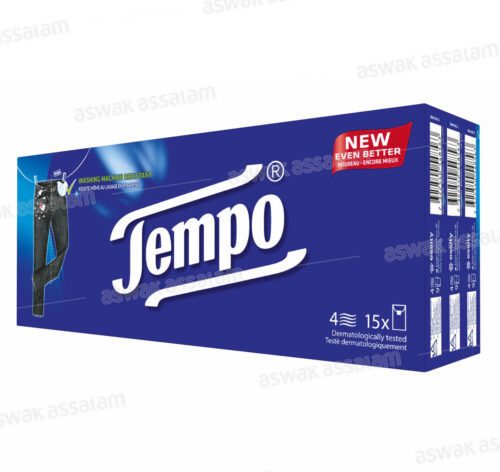 MOUCHOIRS DE POCHE 15 UNITES TEMPO