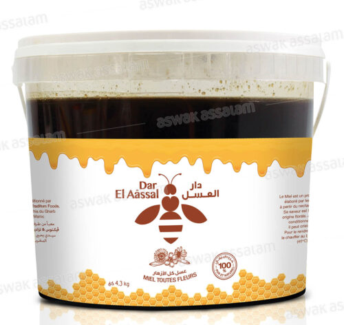 MIEL TOUTES FLEURS 4,3KG DAR EL AASSAL