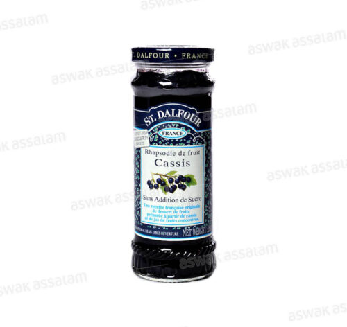 CONFITURE DE CASSIS SANS SUCRE 284G ST DALFOUR