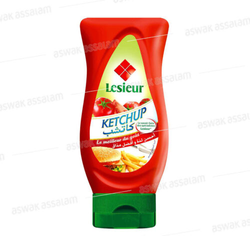 KETCHUP SQUEESE TOP DOWN 250G LESIEUR