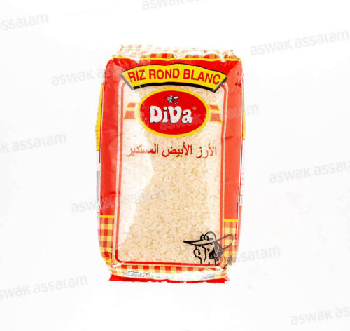RIZ ROND BLANC 1KG DIVA