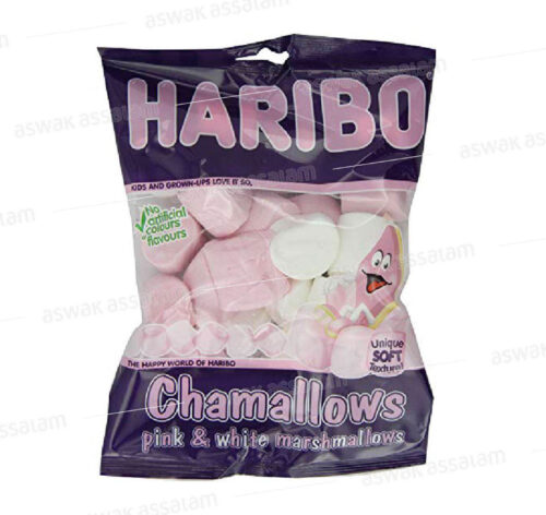 BONBONS CHAMALLOW PINK & WHITE 150G HARIBO