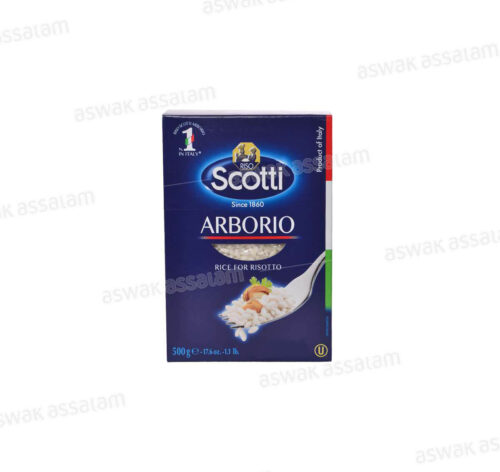 RIZ POUR RISOTTO ARBORIO 500G SCOTTI