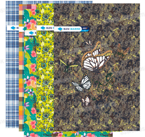 REGISTRE 21*29,7CM 320 PAGES BLEU MARINE