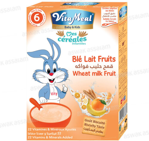 CEREALES LACTEES AU BLE ET FRUITS 200G VITAMEAL