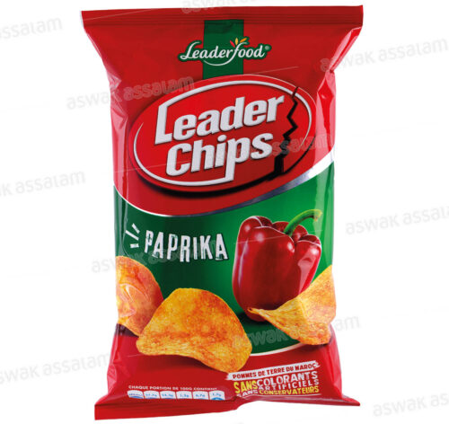 CHIPS PAPRIKA 90G LEADER CHIPS
