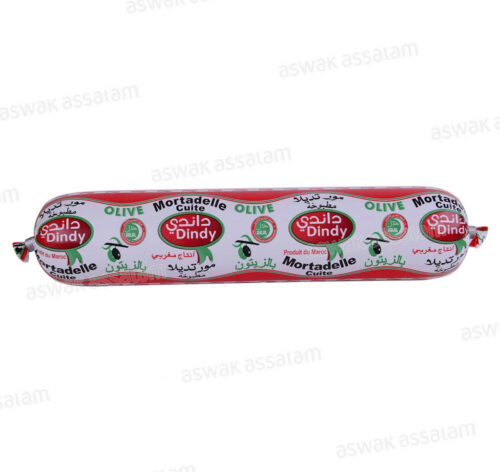 MORTADELLE AUX OLIVES 380G DINDY