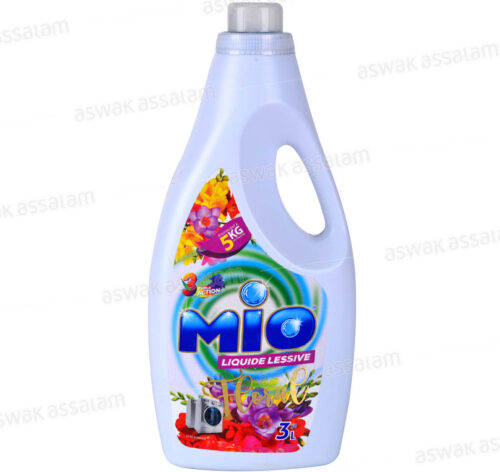 LESSIVE MACHINE LIQUIDE FLORAL 3L MIO