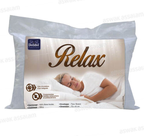 OREILLER RELAX 70*45CM DOLIDOL