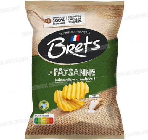 CHIPS ONDULEES PAYSANNES AU SEL DE GUERANDE 125G BRETS