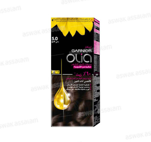 COLORATION 5.0 CHATAIN CLAIR FONDANT OLIA GARNIER