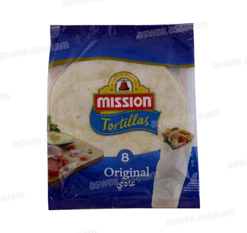 PAIN TORTILLAS ORIGINAL 8 UNITES 320G MISSION
