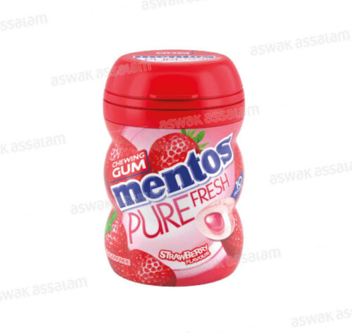 CHEWING-GUM SANS SUCRE PURE FRESH STRAWBERRY 87,5KG MENTOS