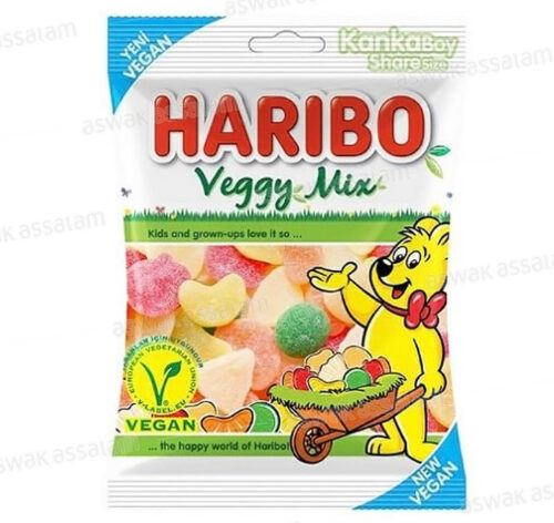 GOMMES VEGGY MIX 80G HARIBO