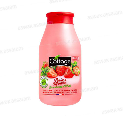 DOUCHE LAIT HYDRATANTE FRAISE & MENTHE 250ML COTTAGE