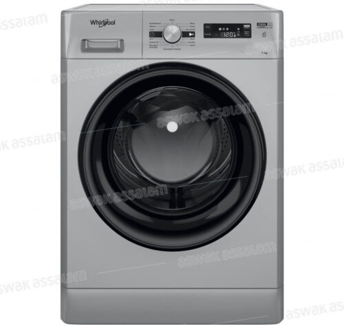MACHINE A LAVER AUTOMATIQUE 7KG SILVER FFWS 7235 SB NA WHIRLPOOL