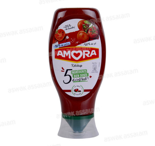 KETCHUP 5 INGREDIENTS 468G AMORA