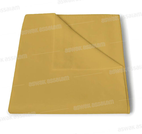 DRAP PLAT COTONELLE 240*270CM MOUTARDE RICHBOND