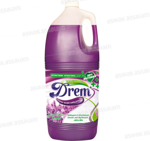 NETTOYANT SOL ET DESINFECTANT LAVANDE 5L DREM