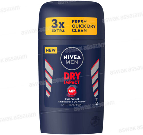 DEODORANT STICK DRY IMPACT 50ML NIVEA MEN