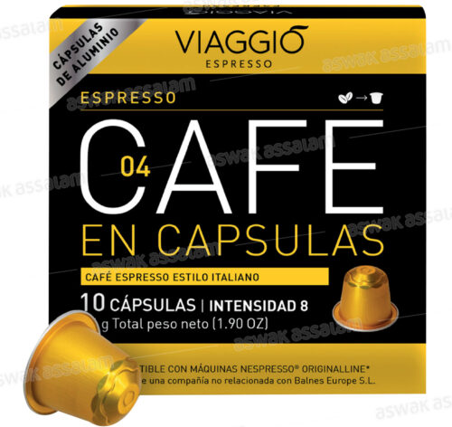 CAFÉ ESPRESSO INTENSITE 8 BOITE 10 CAPSULES VIAGGIO