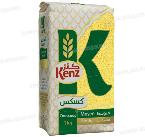 COUSCOUS MOYEN DE BLE DUR 1KG KENZ