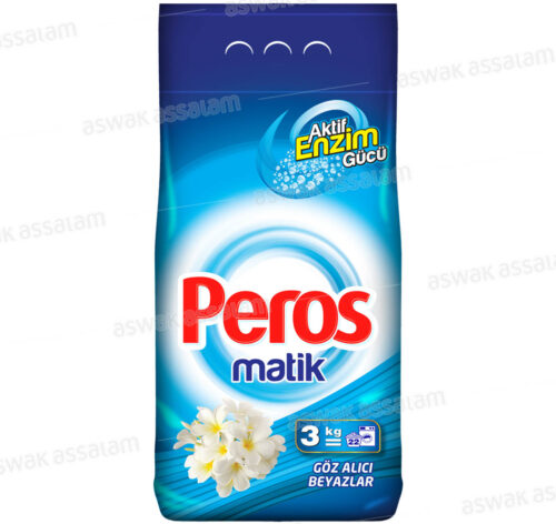 LESSIVE MACHINE WHITE & BRIGHT 3KG PEROS