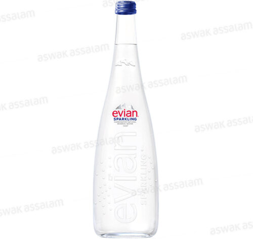 EAU MINERALE NATURELLE PETILLANTE 75CL EVIAN