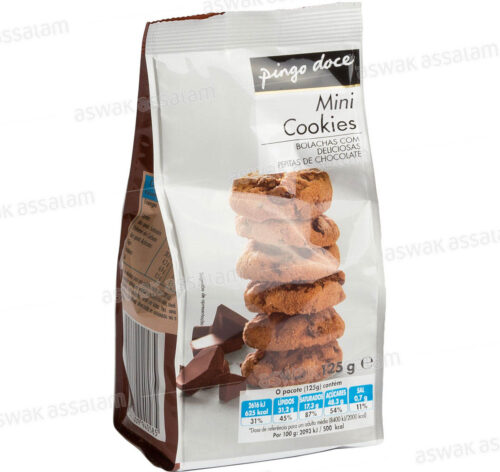 MINI COOKIES 125G PINGO DOCE