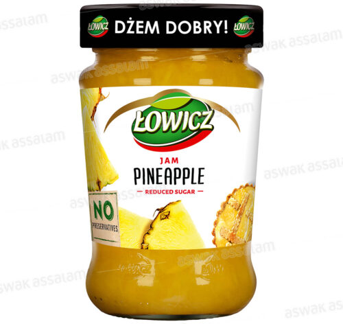 CONFITURE ANANAS SUCRE REDUIT 280G LOWICZ