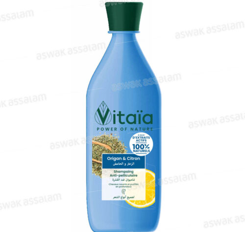 SHAMPOOING ANTI-PELLICULAIRE ORIGAN ET CITRON 380ML VITAIA