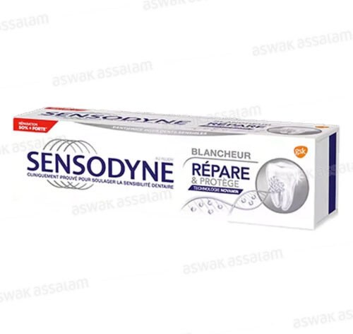 DENTIFRICE BLANCHEUR REPARE ET PROTEGE 75ML SENSODYNE 