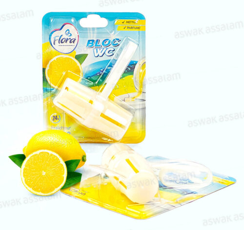 BLOC WC FRAICHEUR CITRON 40G FLORA