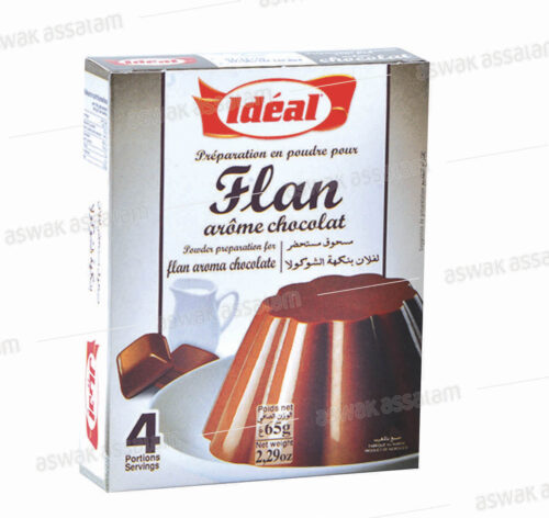FLAN CHOCOLAT 55G IDEAL