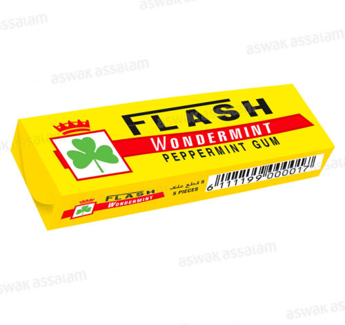CHEWING-GUM WONDERMINT 5 STICKS FLASH