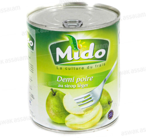 DEMI POIRE AU SIROP 850G MIDO
