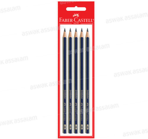 5 CRAYONS NOIRS HB FABER-CASTELL