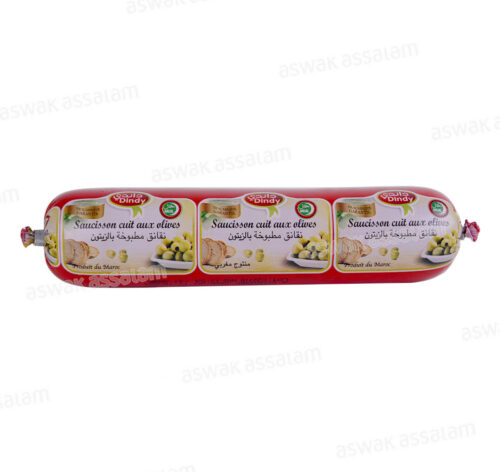 SAUCISSON AUX OLIVES 380G DINDY