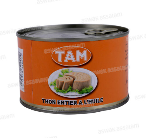 THON A L’HUILE VEGETALE 400G TAM