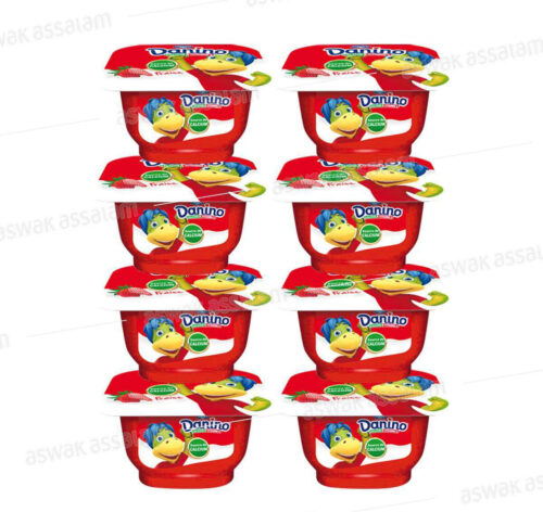 DANINO FRAISE 8*80G PACK DANONE