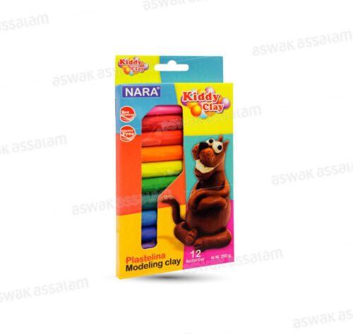 12 BATONS DE PATE A MODELER KIDDY CLAY