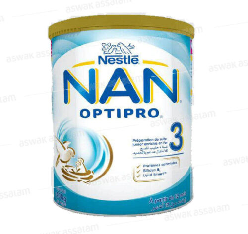 LAIT NATURE 400G POUR NOURRISSONS DE 12 MOIS ET PLUS NAN