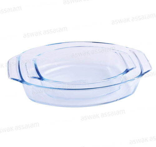 SET DE 2 PLATS A FOUR RECTANGULAIRES 31*20CM + 39*25CM PYREX