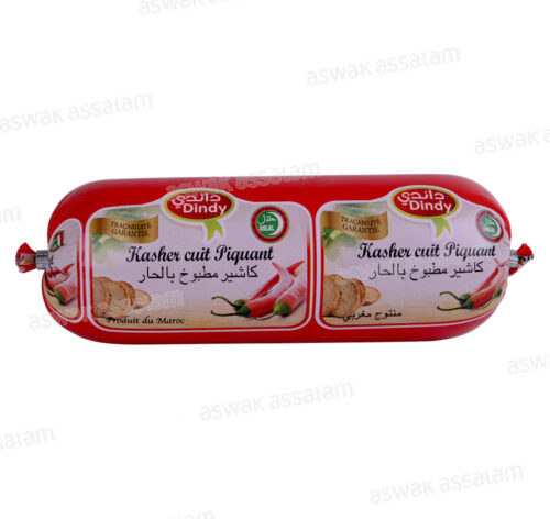 SAUCISSON DE DINDE PIQUANT 600G DINDY