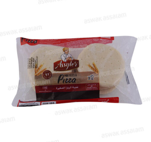 PATE MINI PIZZA 7CM 10 UNITES ASSYLOR