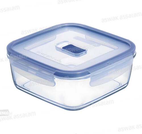 BOITE DE CONSERVATION CARREE EN VERRE 76CL PURE BOX LUMINARC