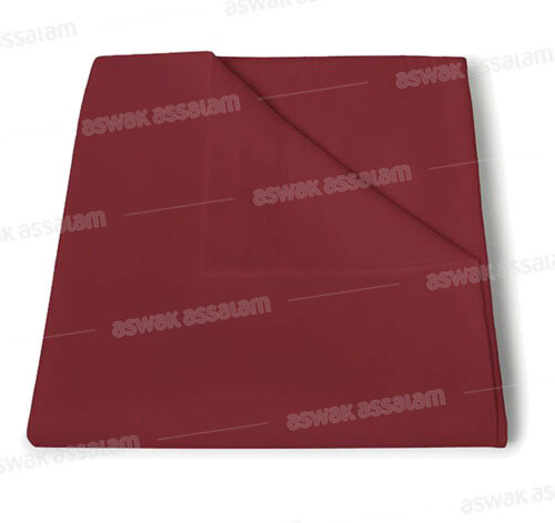 DRAP PLAT COTONELLE 180*270CM GRENAT RICHBOND